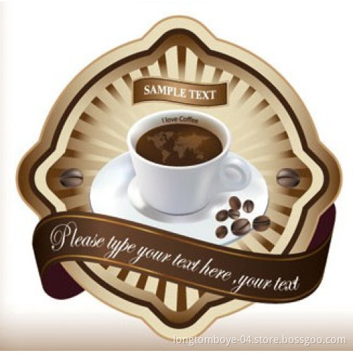 Customized Coffee Self-Adhesive Label Stick